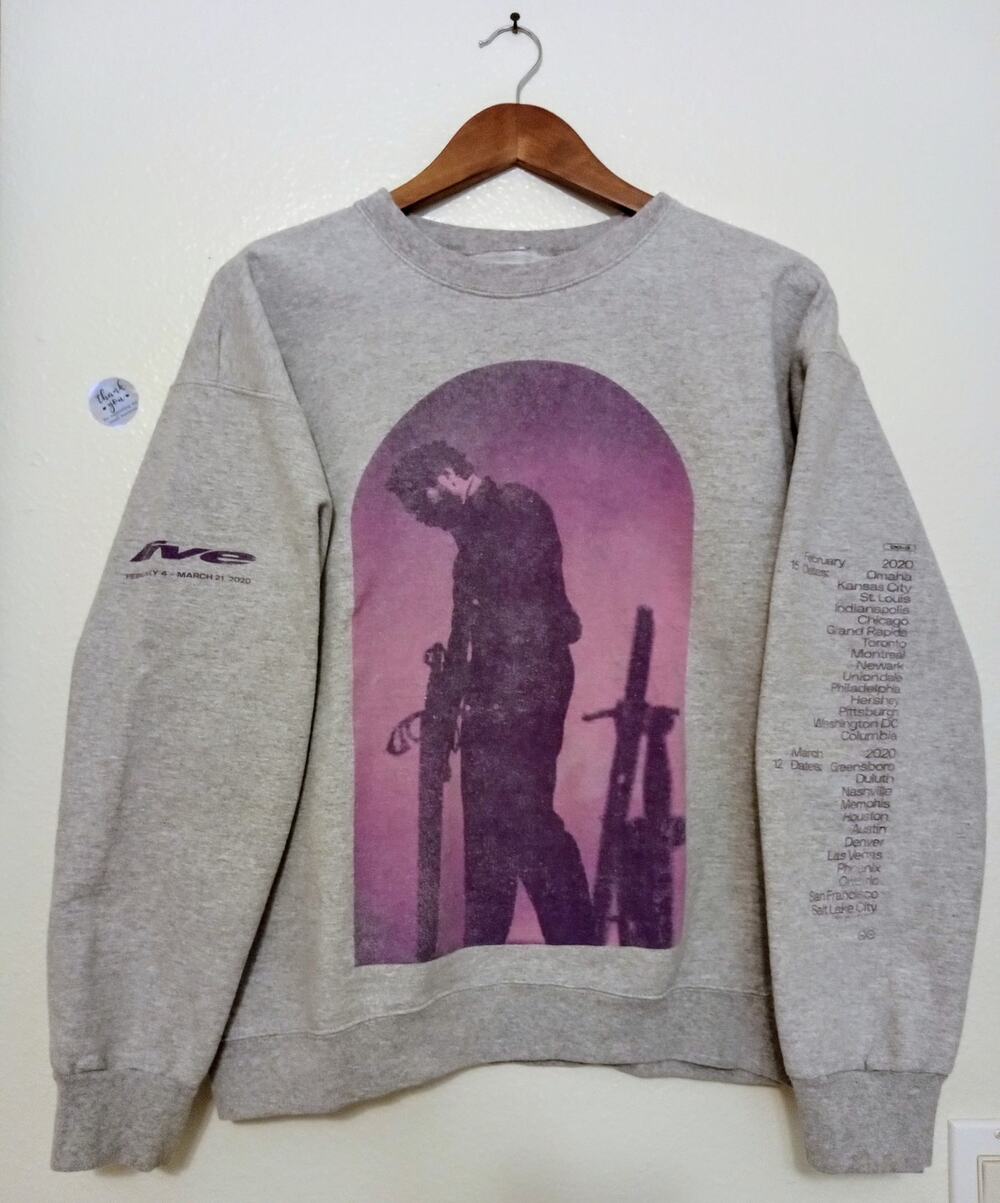 Post Malone Hollywoods Bleeding Tour '19-'20 Crewneck Pullover Sweatshirt SZ L?